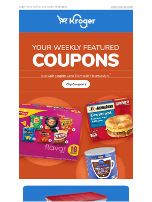 The Kroger Co. - Friday Deals Have Arrived ✉️ | New Weekly Coupons 😊 | Extra $5 OFF Storage