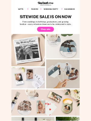The Knot - Your party starts here – up to 80% off everything!