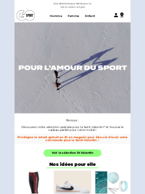 Go Sport (France) - ❤️ Pour l’amour du sport