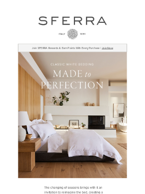 SFERRA - The Perfect Summer Bed
