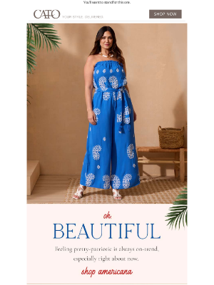 Cato Fashions - Red, White & You - Shop Americana Styles