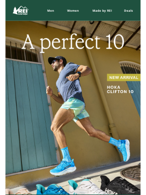 REI - Run-ready footwear from HOKA, Brooks & On
