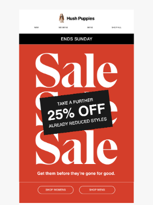 Hush Puppies - Save big | Further 25% off sale styles