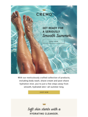 Cremo - Hydrated skin is in