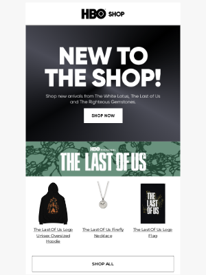 HBO - Your Favorite Shows, New Merch!