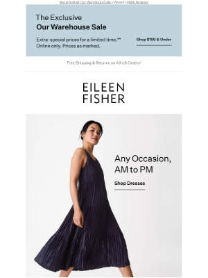 EILEEN FISHER - The Day-to-Night Dress