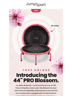 JumpSport, Inc. - NEW: More Space, More Pink 🌸
