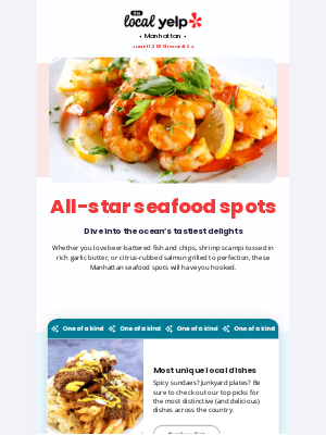 Seafood fans, it’s time to feast 🐟