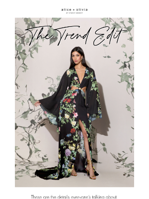 alice + olivia - Dress Trends Everyone’s Posting About