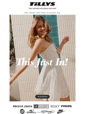 Tillys - 👀 This Just In!