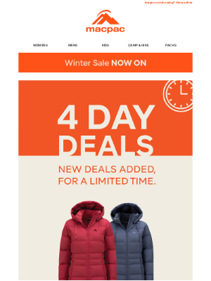 Macpac (New Zealand) - $149.99 Dispatch Rain Jackets and More Deals!