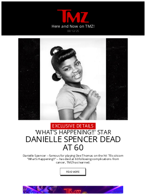 TMZ - 'What’s Happening!!' Child Star Danielle Spencer Dead at 60 💔🕊