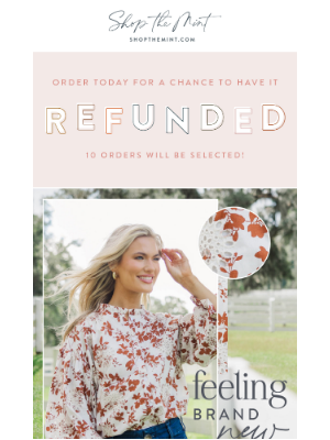 The Mint Julep Boutique - Today Only: 10 Random Refunds! 🎁