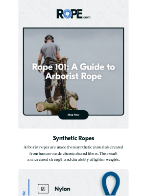 ROPE - 📓 Rope 101: A Guide to Arborist Rope