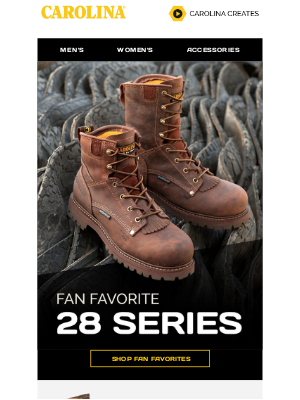 Carolina Work Boots - Fan Favorite 28 Series Are Back In Stock!