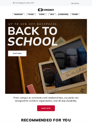 Ogio - Up To 30% Off Backpacks | Gear up for Back to School