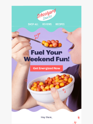 School ard Snacks - Energize Your Weekend with a Cereal Boost!