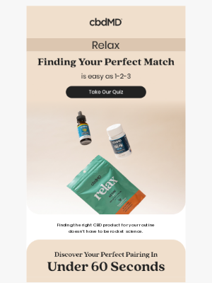 cbdMD - The Fastest Quiz You’ll Ever Take