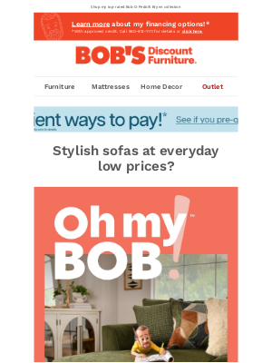 Bob's Discount Furniture - Customer fave: the Brynn living room collection 🛋️