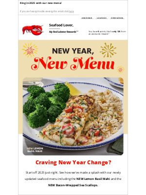 Red Lobster - We haven’t seen you since last year…