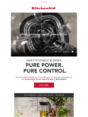 KitchenAid - Pure Power. Pure Control. For Any Occasion.