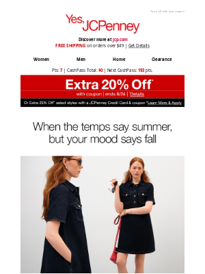 JCPenney - Stack the savings: Up to 30% Off St. John's Bay & Liz Claiborne