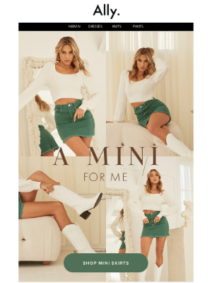 Ally Fashion - 😍 It's The Mini Skirt For Me