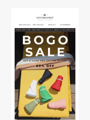 Ben Sherman - 60% Off Visor BOGO Sale 🔥