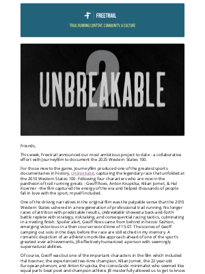 Freetrail - Unbreakable 2 & Salomon's Performance Program