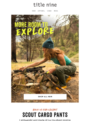 Title Nine - The Scout Cargo Pants—back in NEW hues