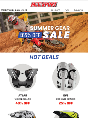 MotoSport - Red Hot Protection & Gear Deals