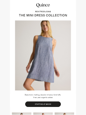 Quince - The mini dresses that always sell out