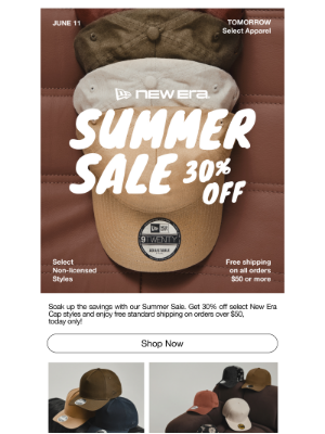 New Era Cap - Summer savings are here