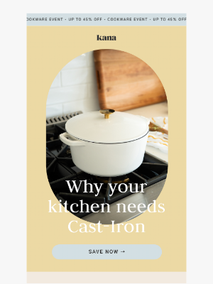 Kana Lifestyle - Cook smarter, cook cleaner — up to 45% off cookware 🤍