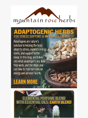 Mountain Rose Herbs - Sensuous Earth Roll-On Perfume Recipe