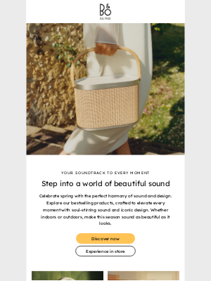 Bang & Olufsen - Step into a world of beautiful sound