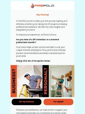 FireFold - Your FireFold, your way: DIY or Pro, what's your style?