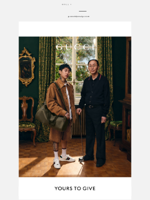 Gucci (Japan) - まだ間に合う父の日のギフト