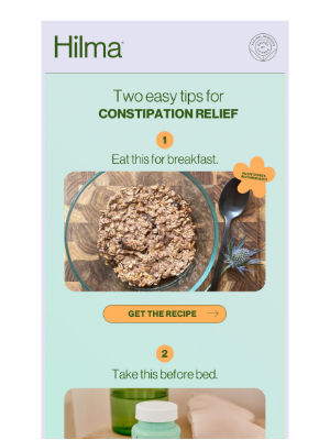 Hilma - Two Secrets for Constipation Relief