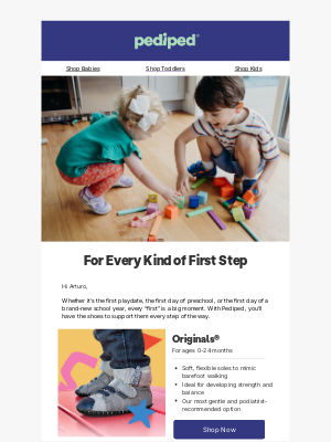 Pediped - UP TO 30% OFF: Here’s What Belongs on Their Back-to-School Checklist