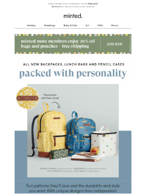 Minted - See what’s NEW in Back to School!