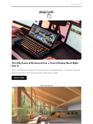 AHAlife - Weekly Digest: This Mechanical Keyboard Has a Touch Display Built Right Into It