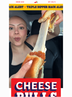 Chili's Grill & Bar - Big Mouth Bites stuffed with Nashville Hot Mozz?