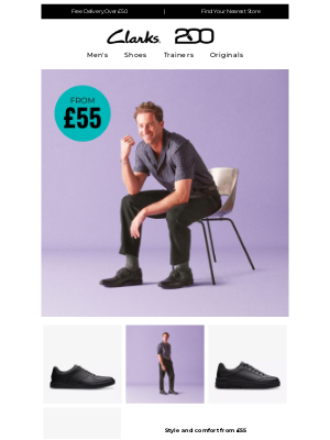 Clarks Shoes (United Kingdom) - Look good in black from £55