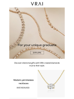 Vrai & Oro - Gifts for unique graduates