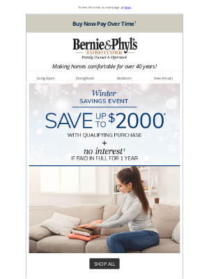 Bernie & Phyl's Furniture - ✔️ Save up to $2000! & Make Your Home More Comfortable with Organization Solutions ✔️