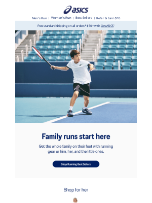 ASICS - Yes, we have their size!