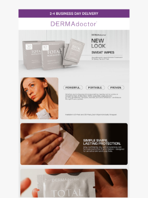 DERMAdoctor - Our Antiperspirant Wipes Got a Makeover!