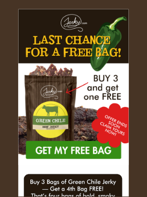 Jerky - 🥩 Get a Free Bag of GREEN CHILE