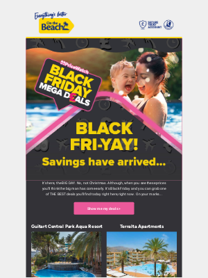 On the Beach (United Kingdom) - IT’S HERE: Black Friday MEGA DEALS from £193pp*